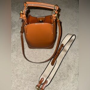 ZARA Leather Bucket Bag